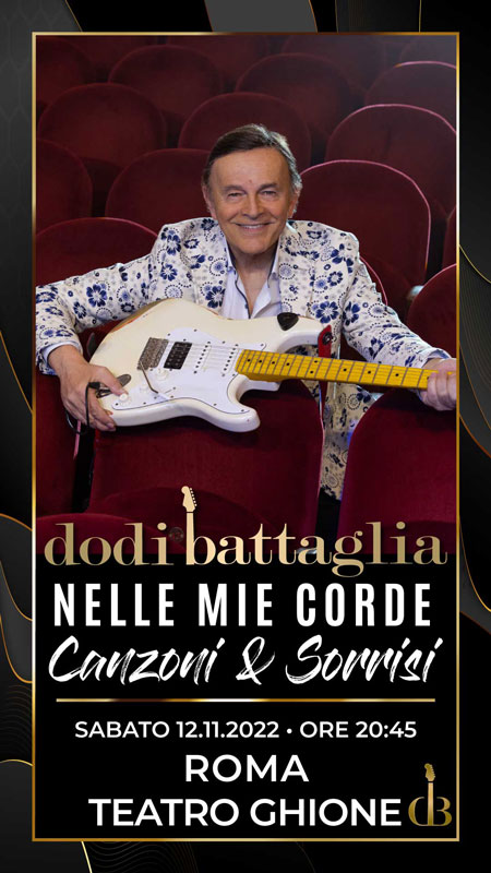 Dodi Battaglia - Nelle Mie Corde - Roma 12.11.2022
