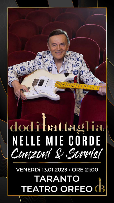 Dodi Battaglia - Nelle Mie Corde - Taranto 13.01.2023